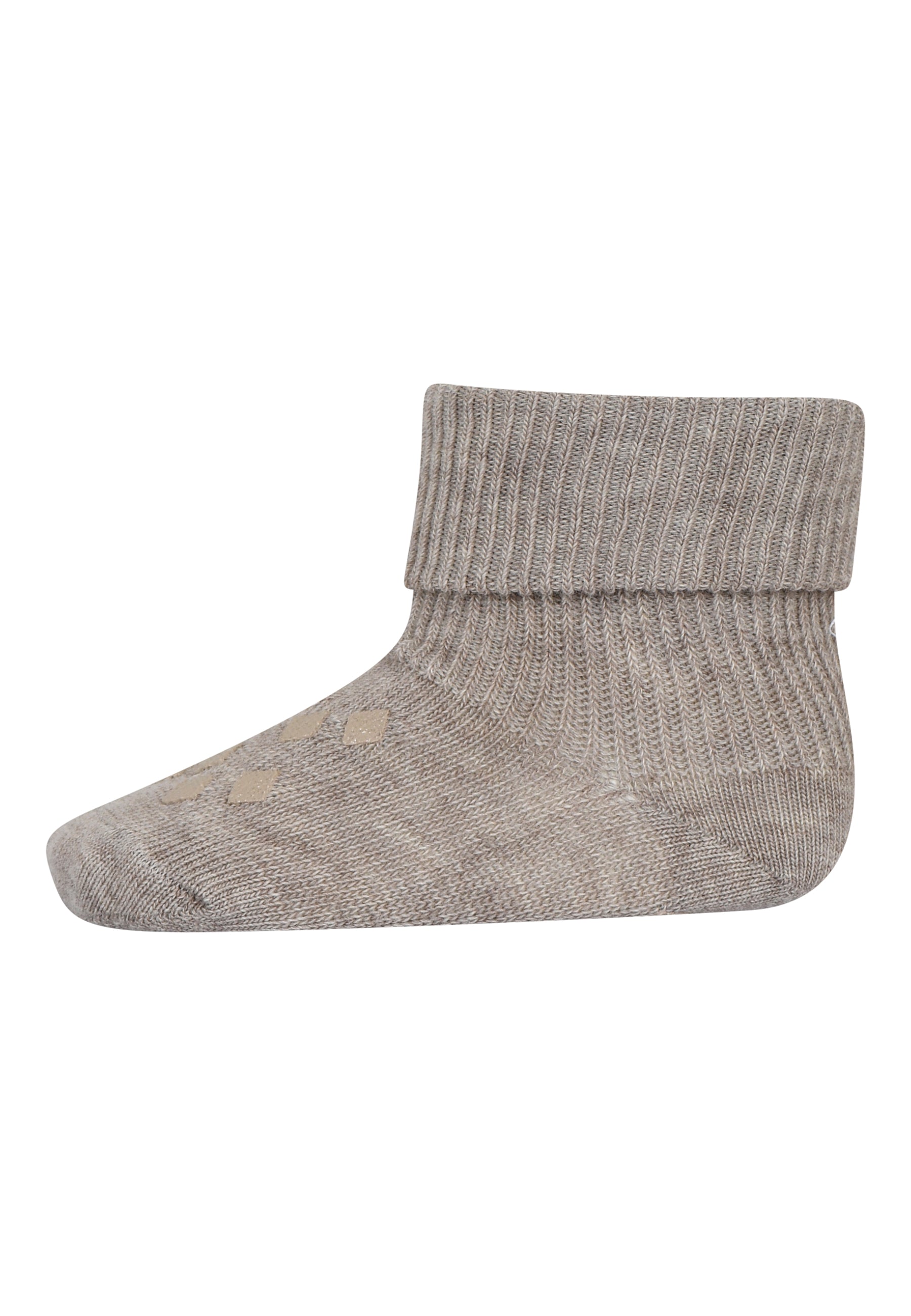 MP sokkar anti slip - Light Brown Melange