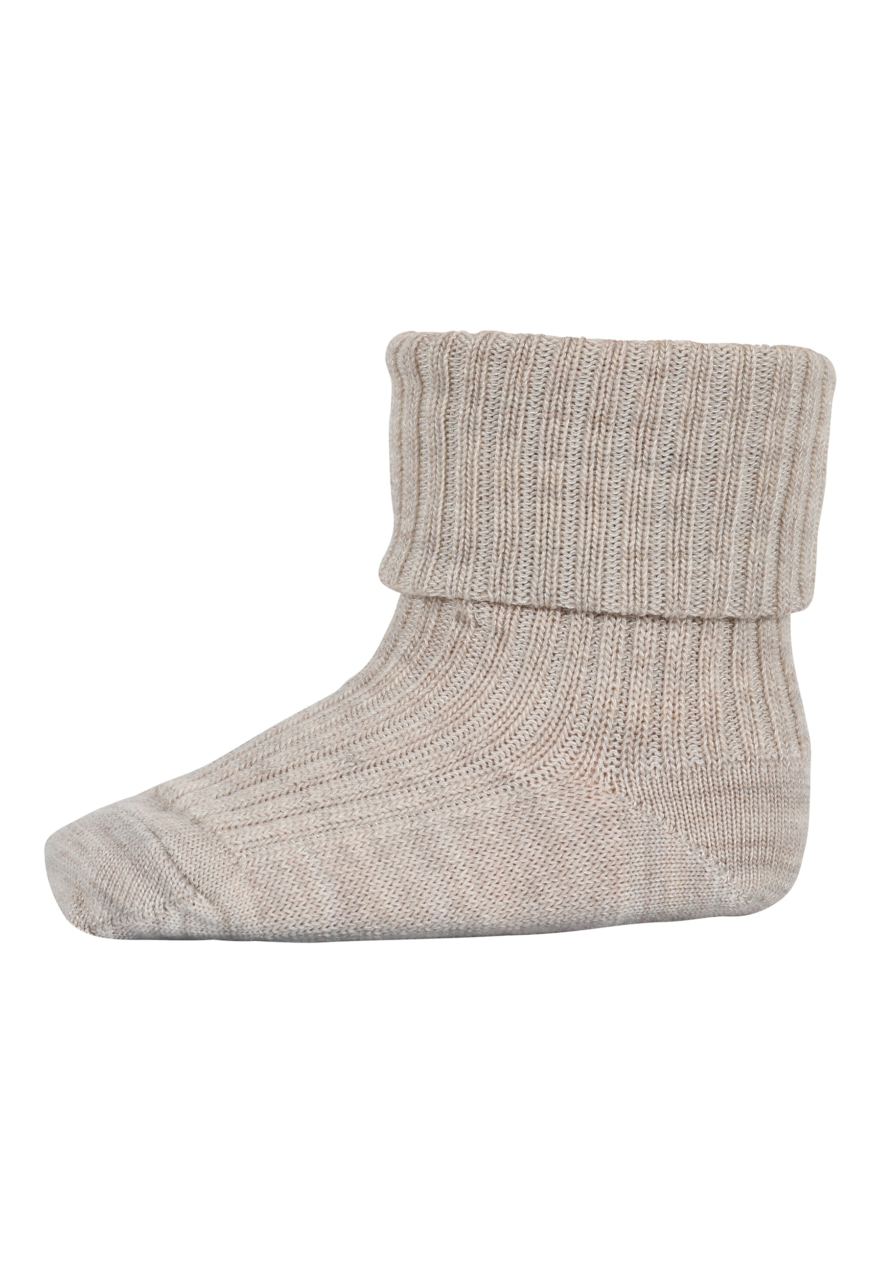 Hilde baby wool sokkar - Beige Melange