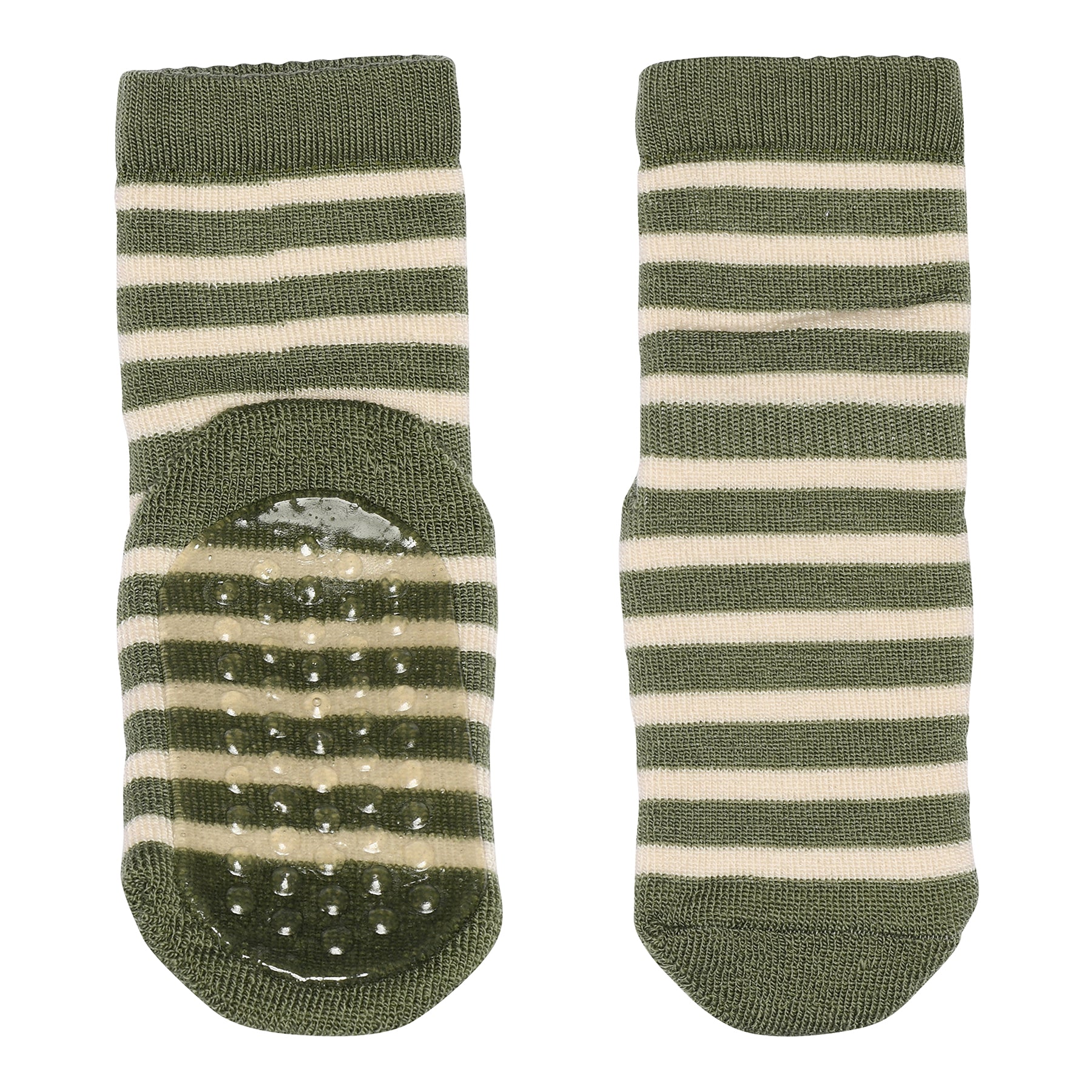 Elis wool anti-slip sokkar - Olivine