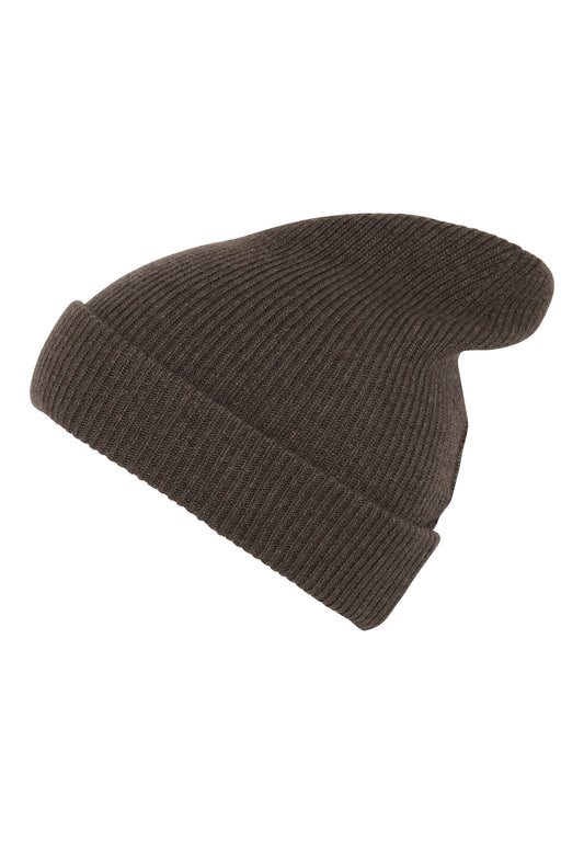 Húfa, Helsinki beanie - Brown Melange