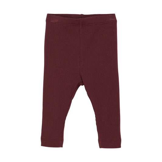 Leggings RIB - Tawny Port