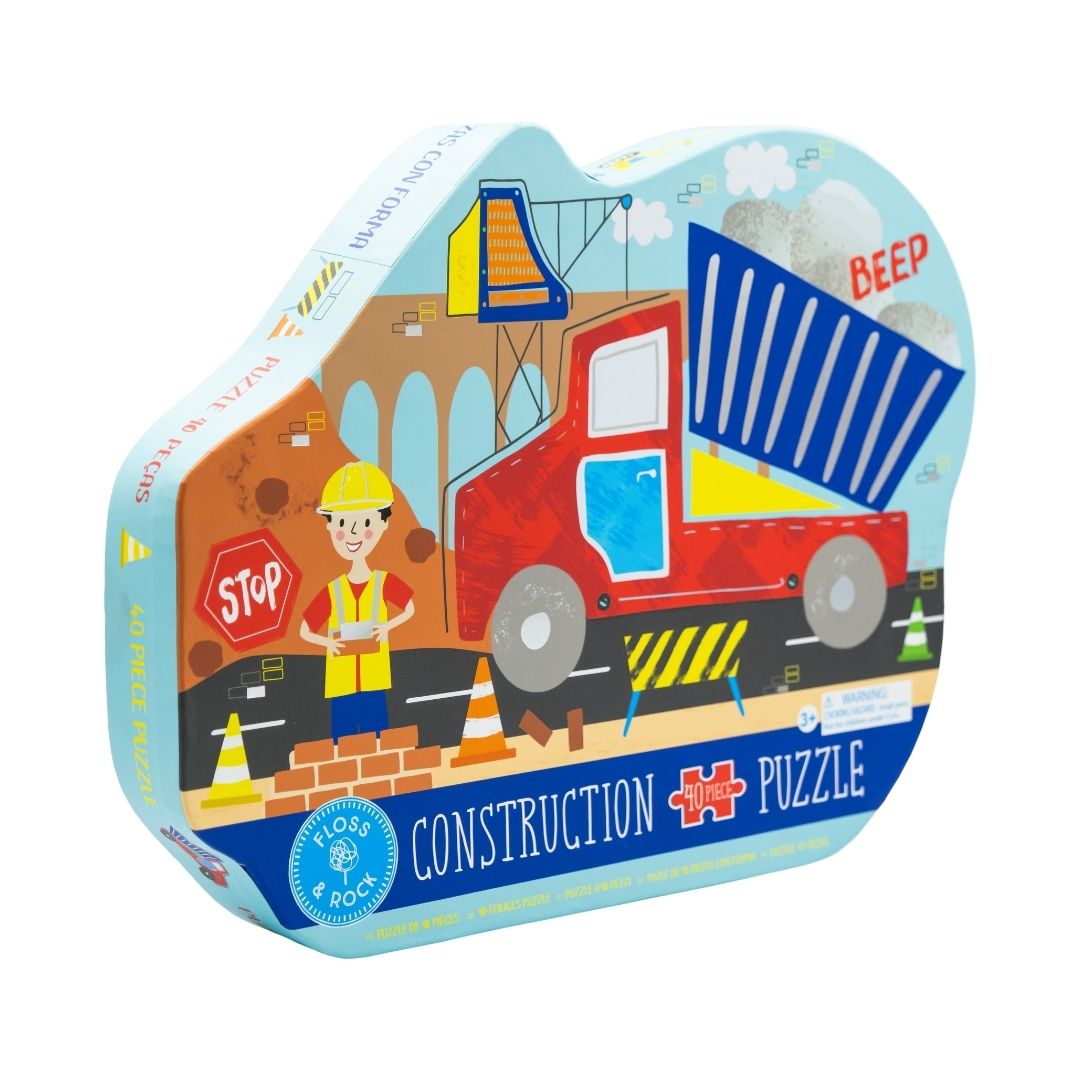 Púsl, 40pc - Construction Truck