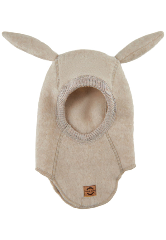 Lambhúshetta m/bunny eyrum - Melange Offwhite