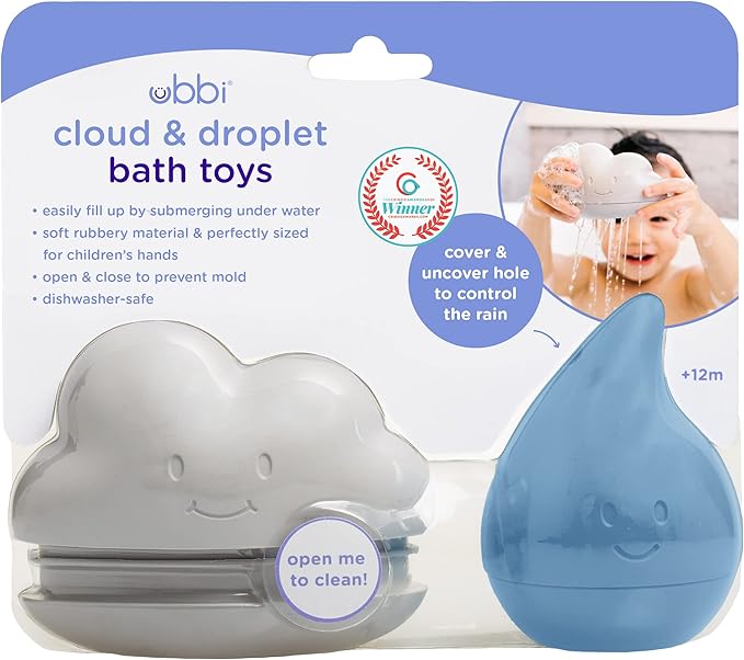 Ubbi baðdót - Cloud and Droplet