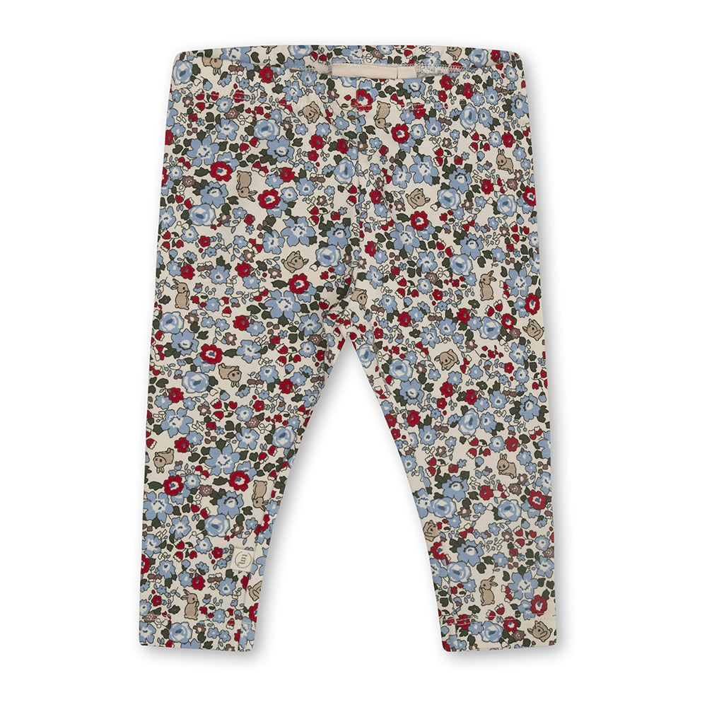 Leggings - Flora bunnies rouge