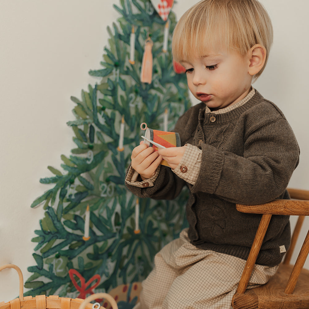 Jóladagatal - Felt Christmas tree