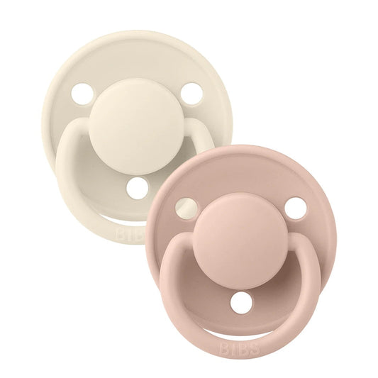 BIBS De Lux, Silicon - Ivory/Blush