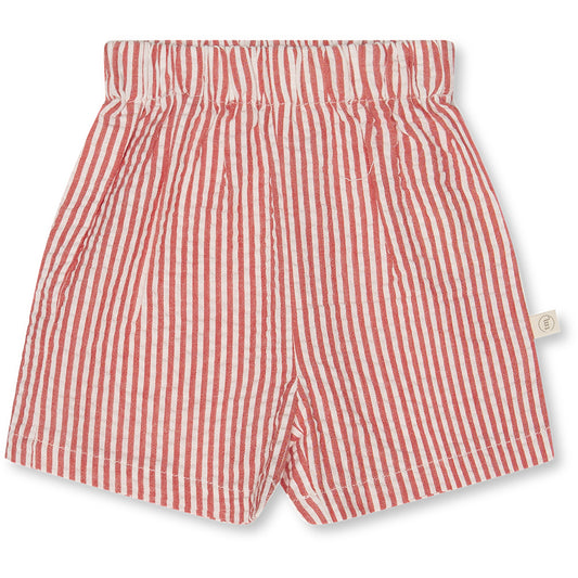 Stuttbuxur, Isa shorts - Red stripe