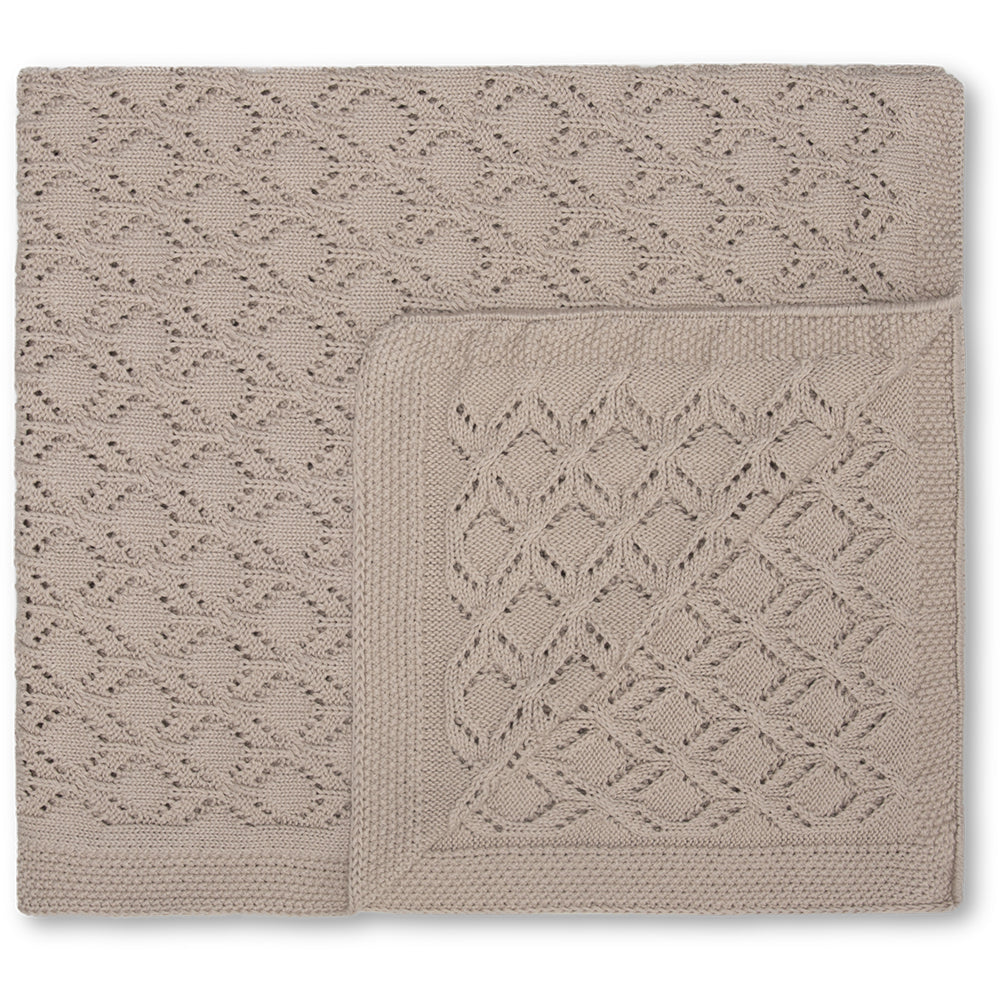 Teppi, knitted blanket - Peyote