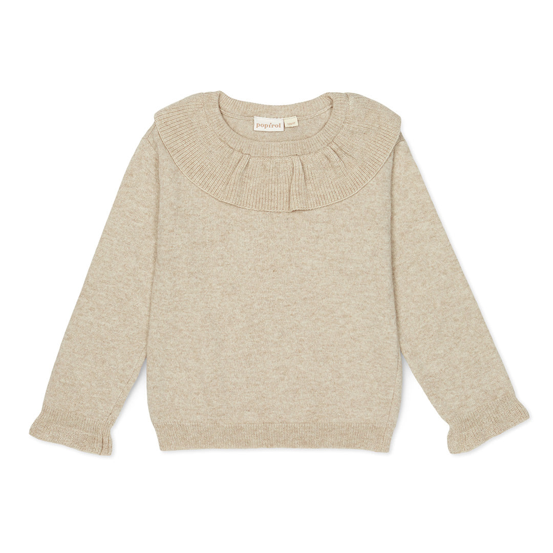 Peysa, Pofay Wool Pullover - Brown Melange