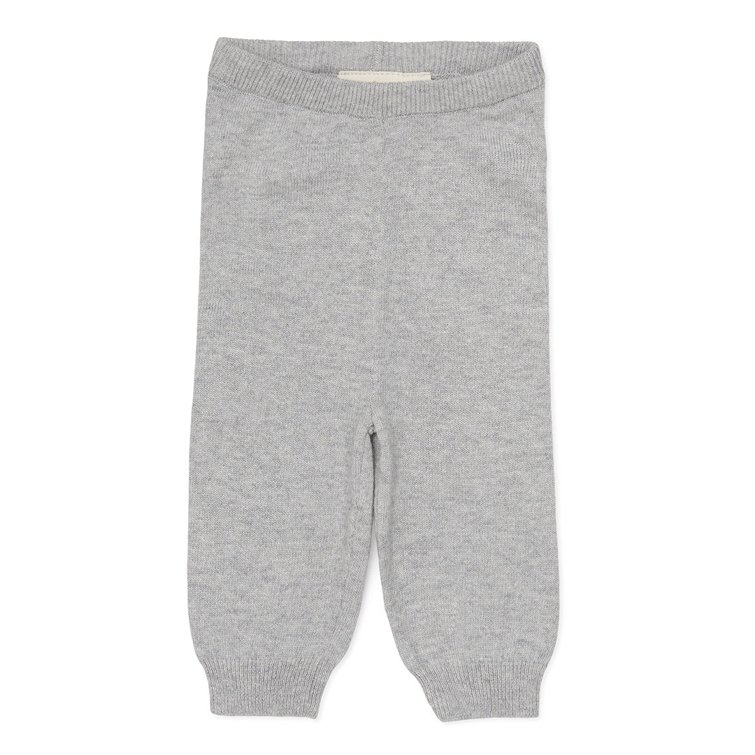 Leggings, Poleon Baby Wool - Light Grey Melange