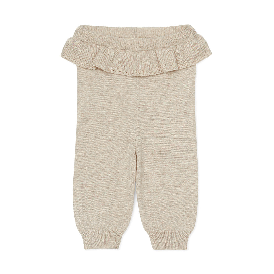 Leggings, Pomila Baby Wool - Brown Melange