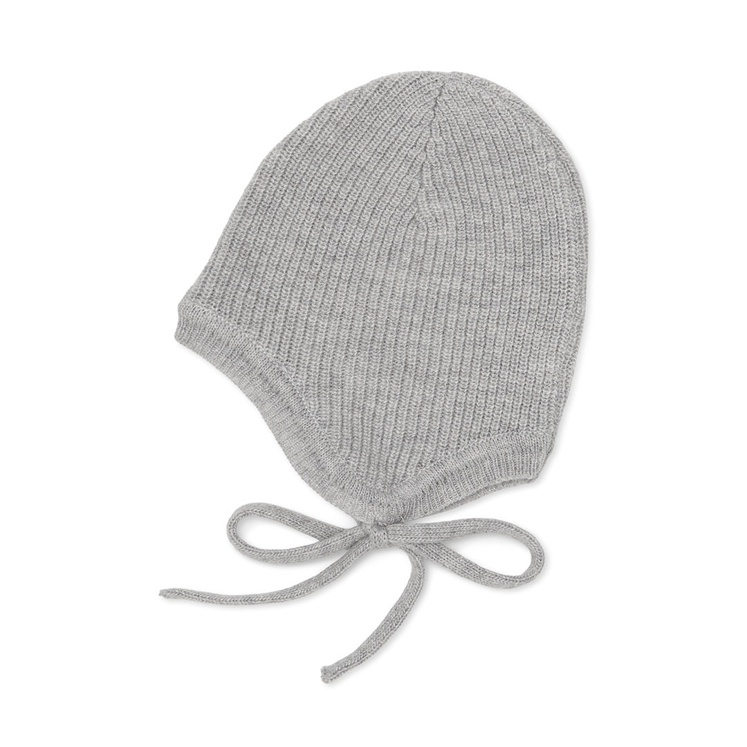 Húfa, Ponoel Baby Bonnet - Light Grey Melange