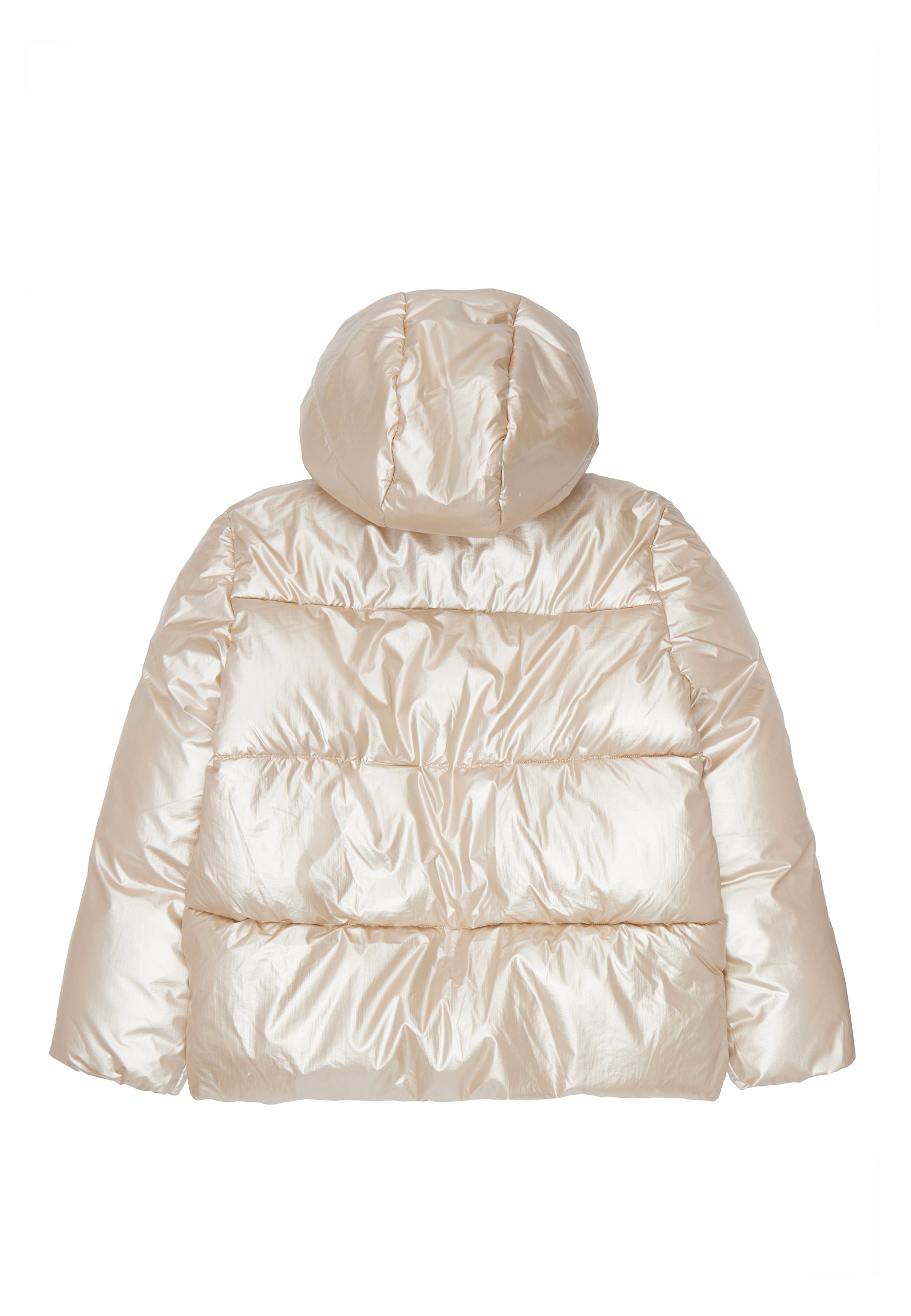 Úlpa, Lona puffer jacket - Gold