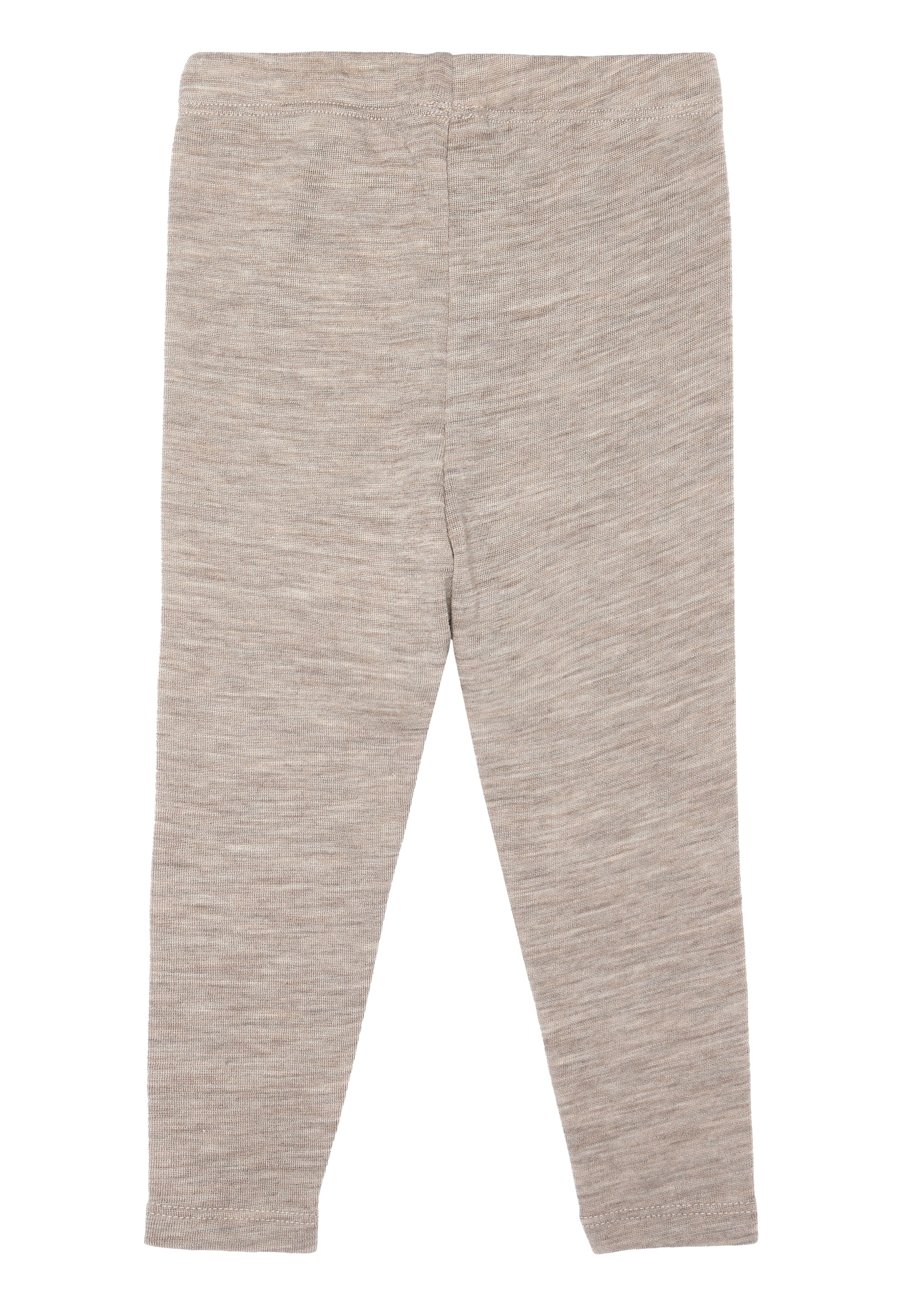 Ullarleggings - Light Brown Melange