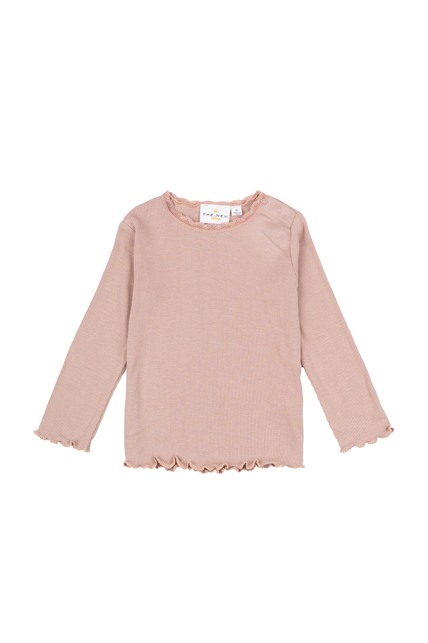 Bolur, Krista Rib Tee -  Adobe Rose