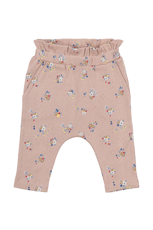 Buxur , Pointelle Pants - Adobe Rose