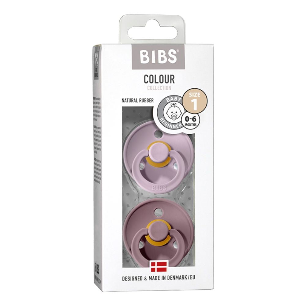 BIBS COLOR, 2 stk - Dusky Lilac/Heather