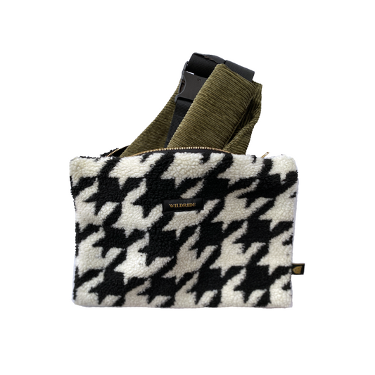 WILDRIDE pouch f. burðapoka - Teddy Houndstooth