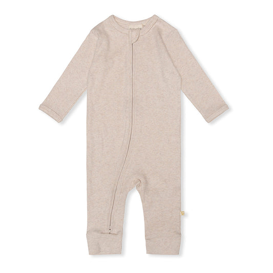 Heilgalli, Cathie Onesie - Light Brown Melange